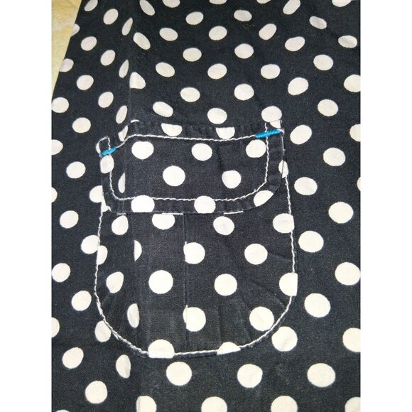 Disney Minnie Mouse Black Polka Dot Sleeveless Girls Dress 3/4T Pockets Zipper B - Picture 3 of 7